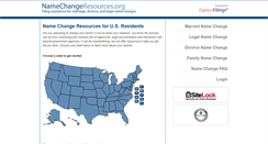 Desktop Screenshot of namechangeresources.org