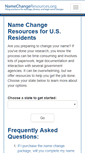Mobile Screenshot of namechangeresources.org